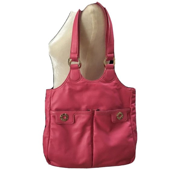 US Polo Association Pink Purse Women’s Handbag Faux Leather Medium Satchel Bag - Picture 1 of 12